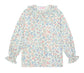 La Coqueta Cherry Floral Lila Sacha Long Sleeve Shirt