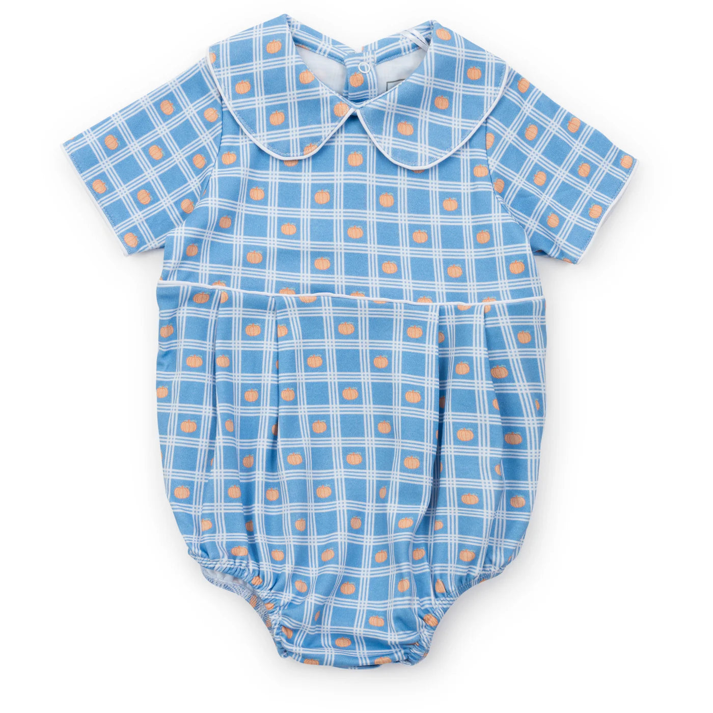 Lila and Hayes Palmer Boys' Bubble - Pumpkin Plaid