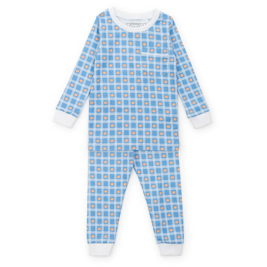 Lila and Hayes Bradford Boys' Pajama Pant Set - Pumpkin Plaid