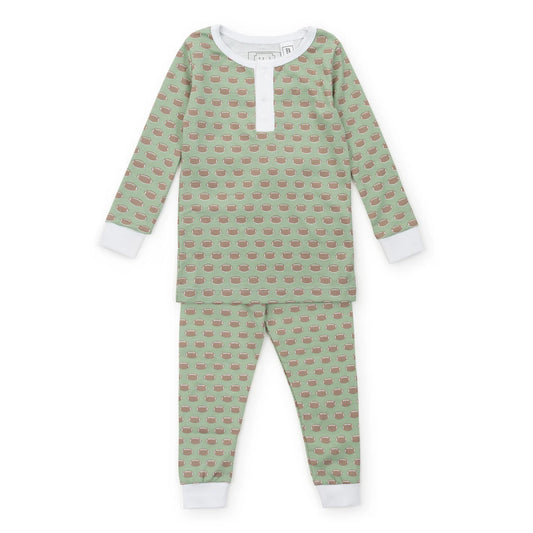 Lila and Hayes Jack Boys' Pajama Pant Set - Football