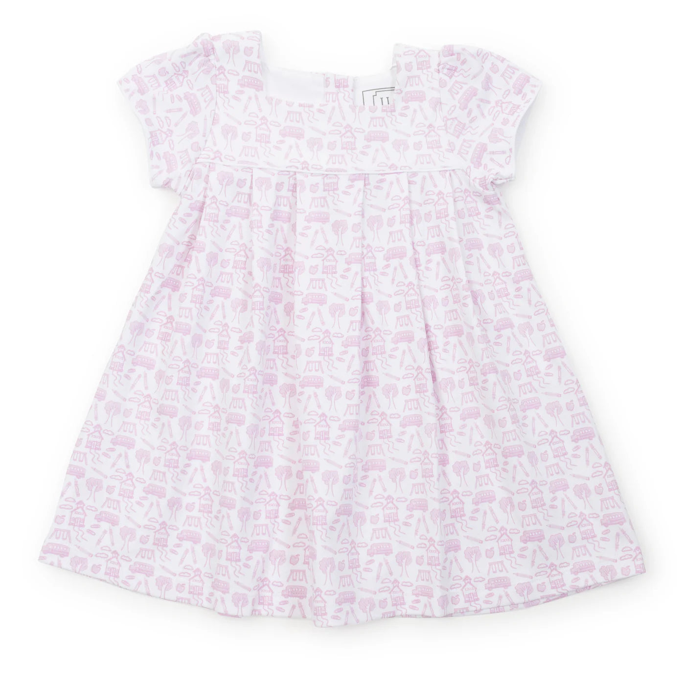 Lila and Hayes Lizzy Girls' Dress - School Days Pink