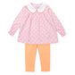 Lila and Hayes Morgan Set Girls' Legging Set - Pretty Pumpkins