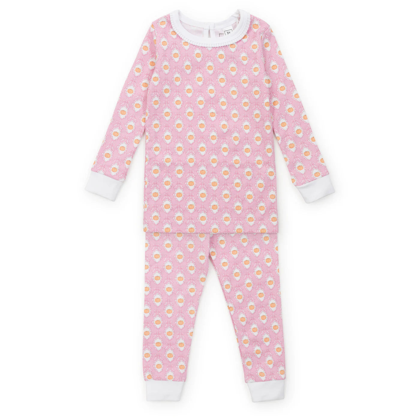 Lila and Hayes Ava Girls' Pajama Pant Set - Pretty Pumpkins