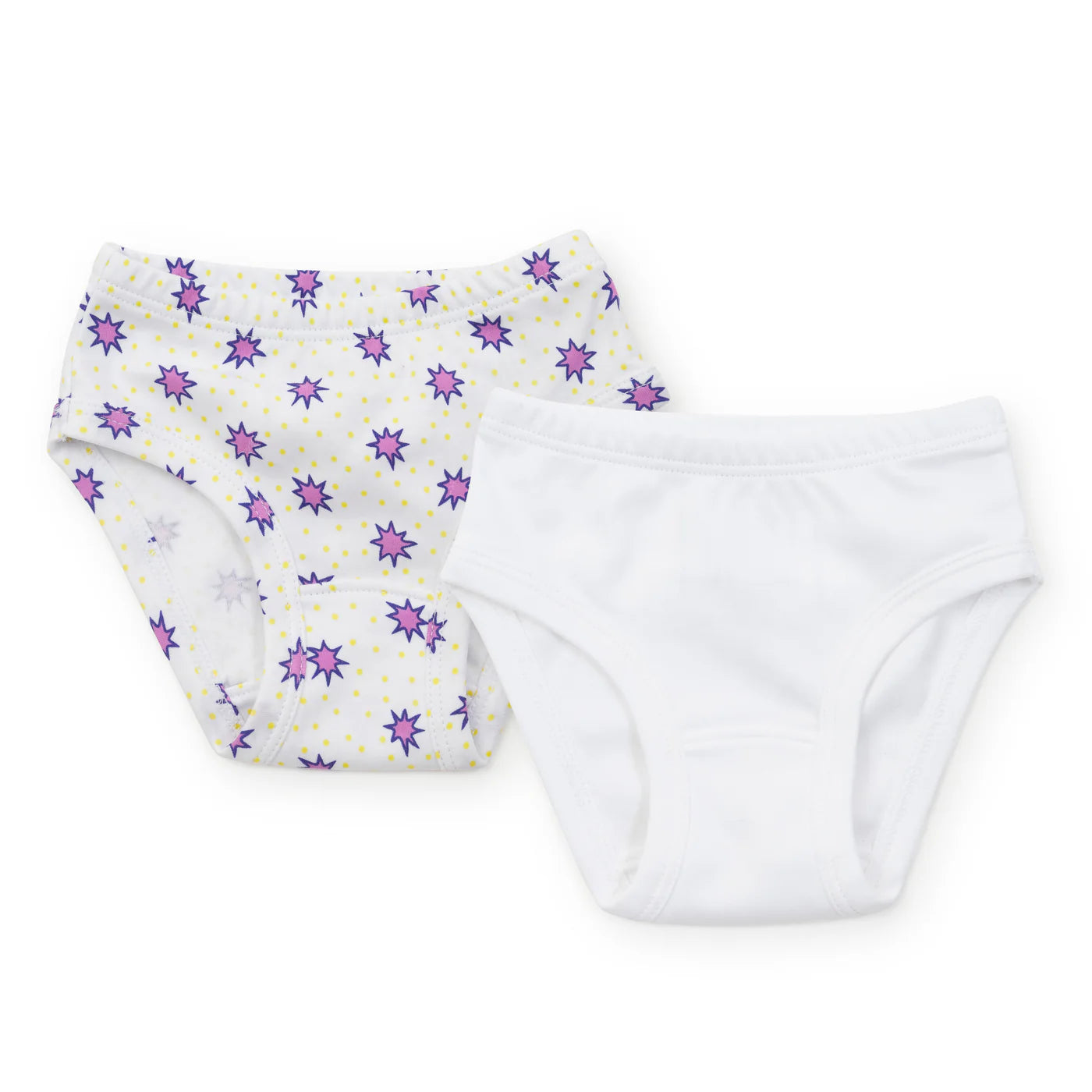 Lila and Hayes Lauren Girls' Underwear Set - Pop Stars/White