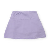 Lila and Hayes Margot Tiered Performance Skirt- Purple and White Stripes