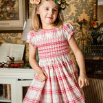 Antionette Paris Ambre Pink Smocked Dress