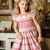 Antionette Paris Ambre Pink Smocked Dress