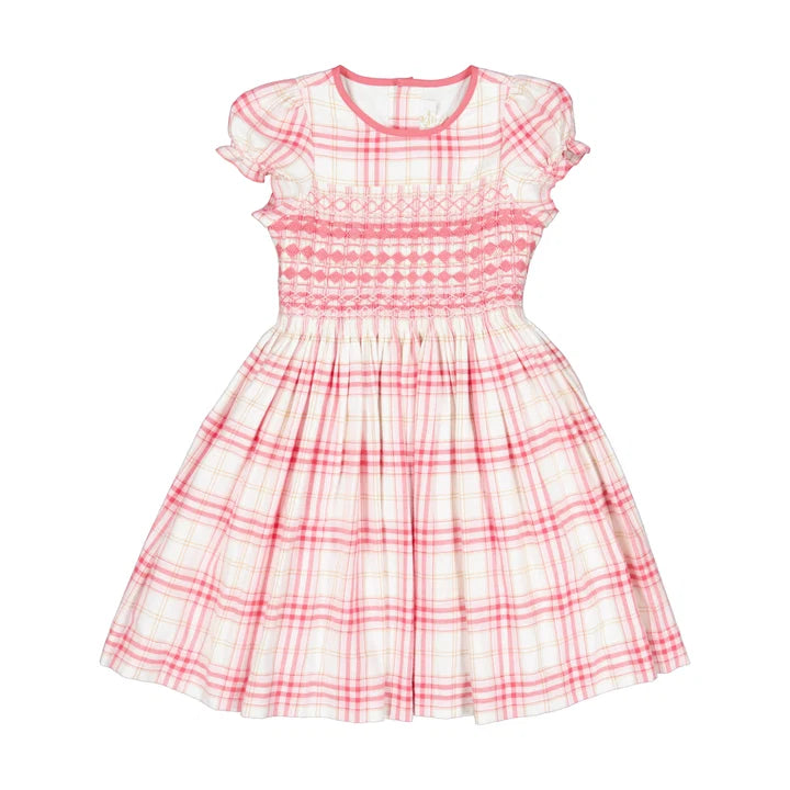 Antionette Paris Ambre Pink Smocked Dress