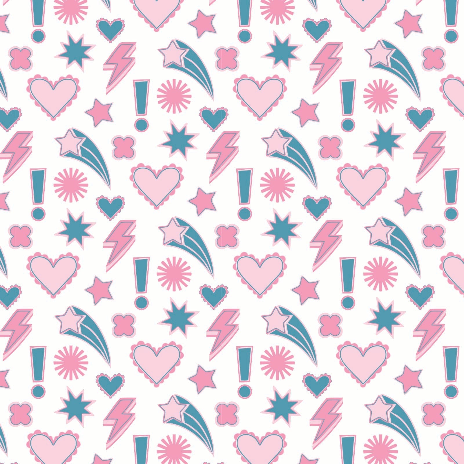 Lila and Hayes Alden Girls' Pima Cotton Pajama Pant Set - Cosmic Crush