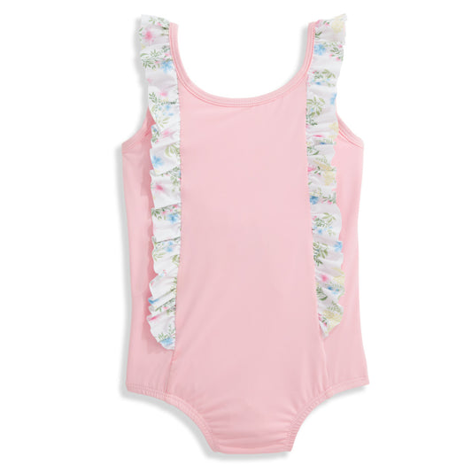 Bella Bliss Lissie Bathing Suit- Pink With Bea's Bouquet
