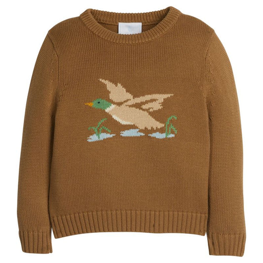 Little English Intarsia Sweater- Flying Mallard