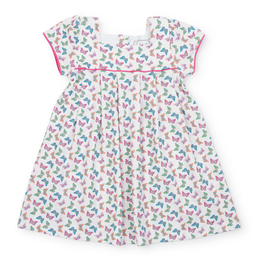 Lila and Hayes Lizzy Dress - Bright Butterflies