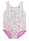 James and Lottie Fuchsia Floral Lottie One Piece Swimsuit