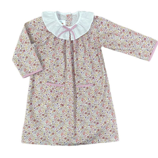 Love George Pink Fall Floral Dress