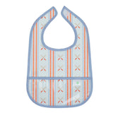 Apple of My Isla The Wipe It Bib- Baseball