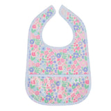 Apple of My Isla The Wipe It Bib- Ditsy Floral