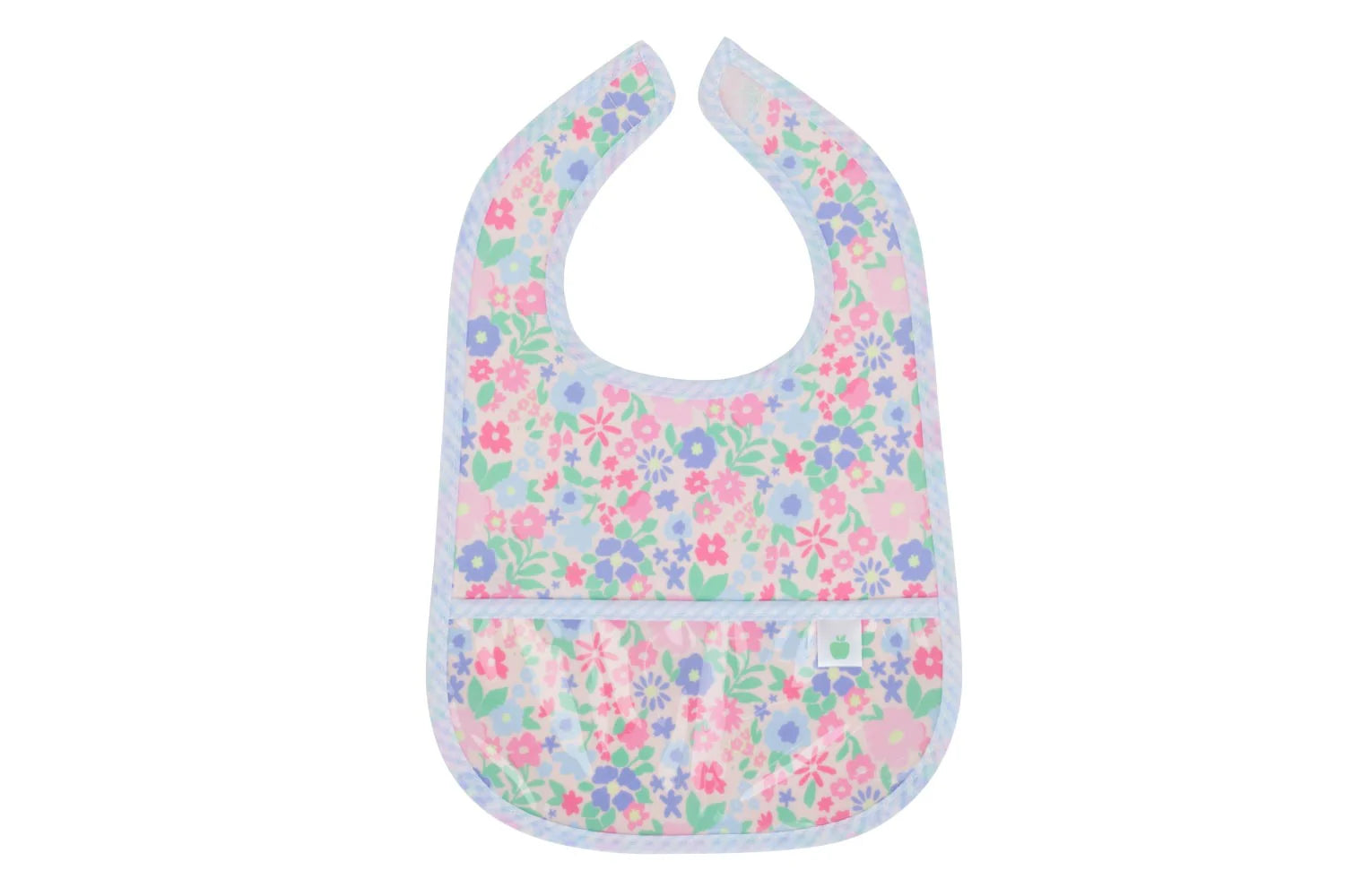 Apple of My Isla The Wipe It Bib- Ditsy Floral
