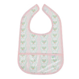 Apple of My Isla The Wipe It Bib- Tennis