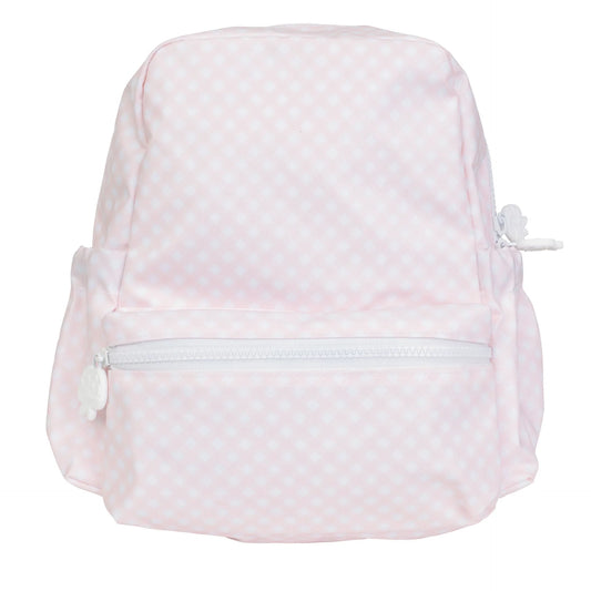 Apple Of My Isla Pink Gingham Small Backpack