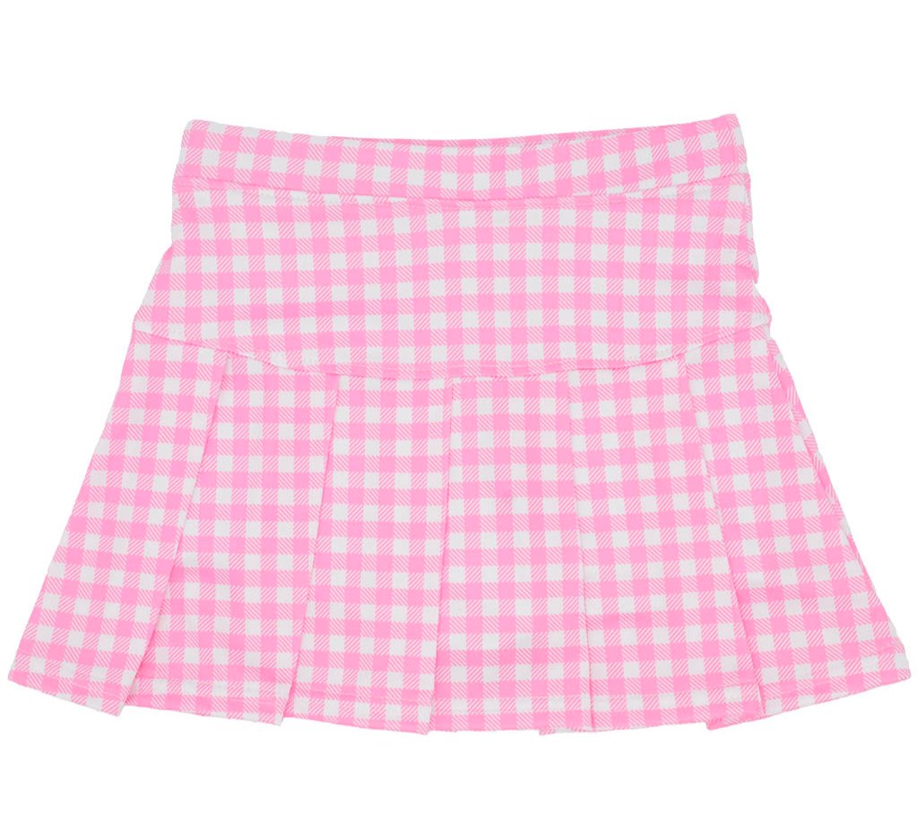 Azarhia Tennis Skort - Pink Gingham