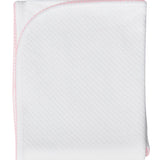 Nellapima Milano Baby Blanket- Pink Picot Trim