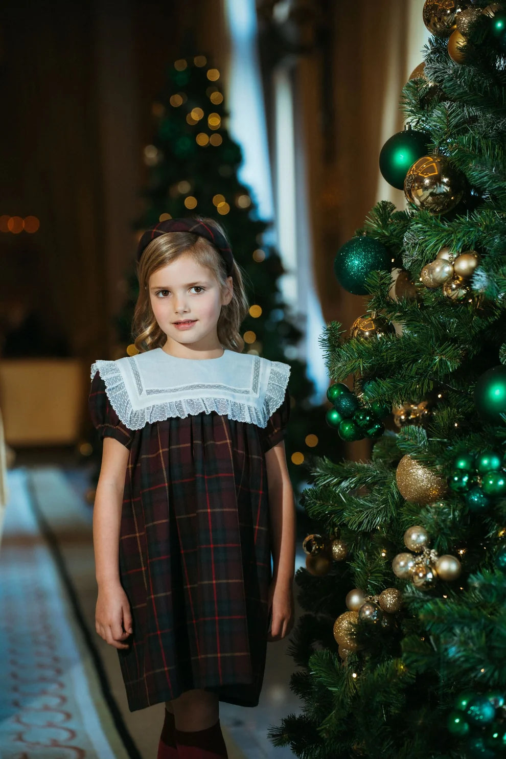 Sal and Pimenta Cherub Plaid Dress