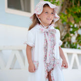 Pink Floral Lycra Sunny Hat