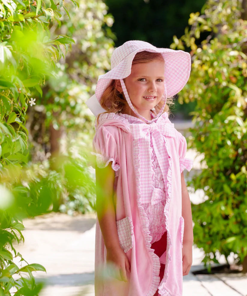 Pink Gingham Coverup