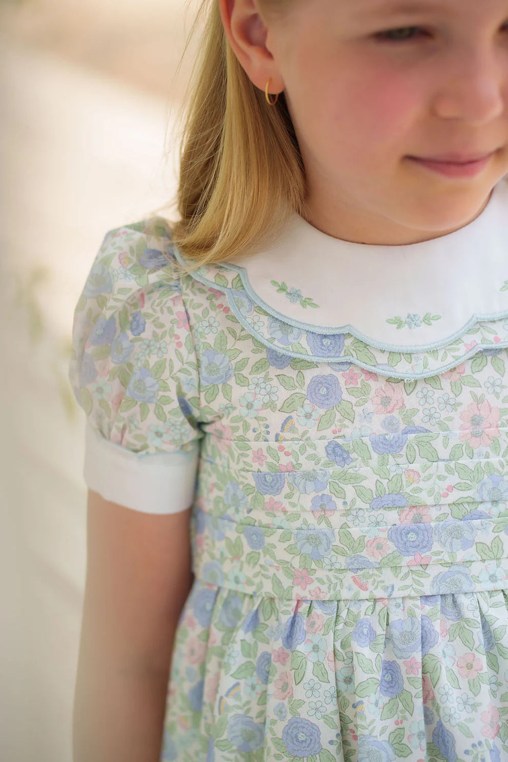 Sal and Pimenta Blue Floral Dress