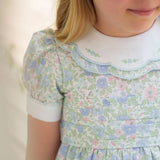Sal and Pimenta Blue Floral Dress