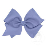Wee Ones Mini King Classic Grosgrain Bow- Bluebird