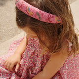 Beaded Headband- Bubblegum