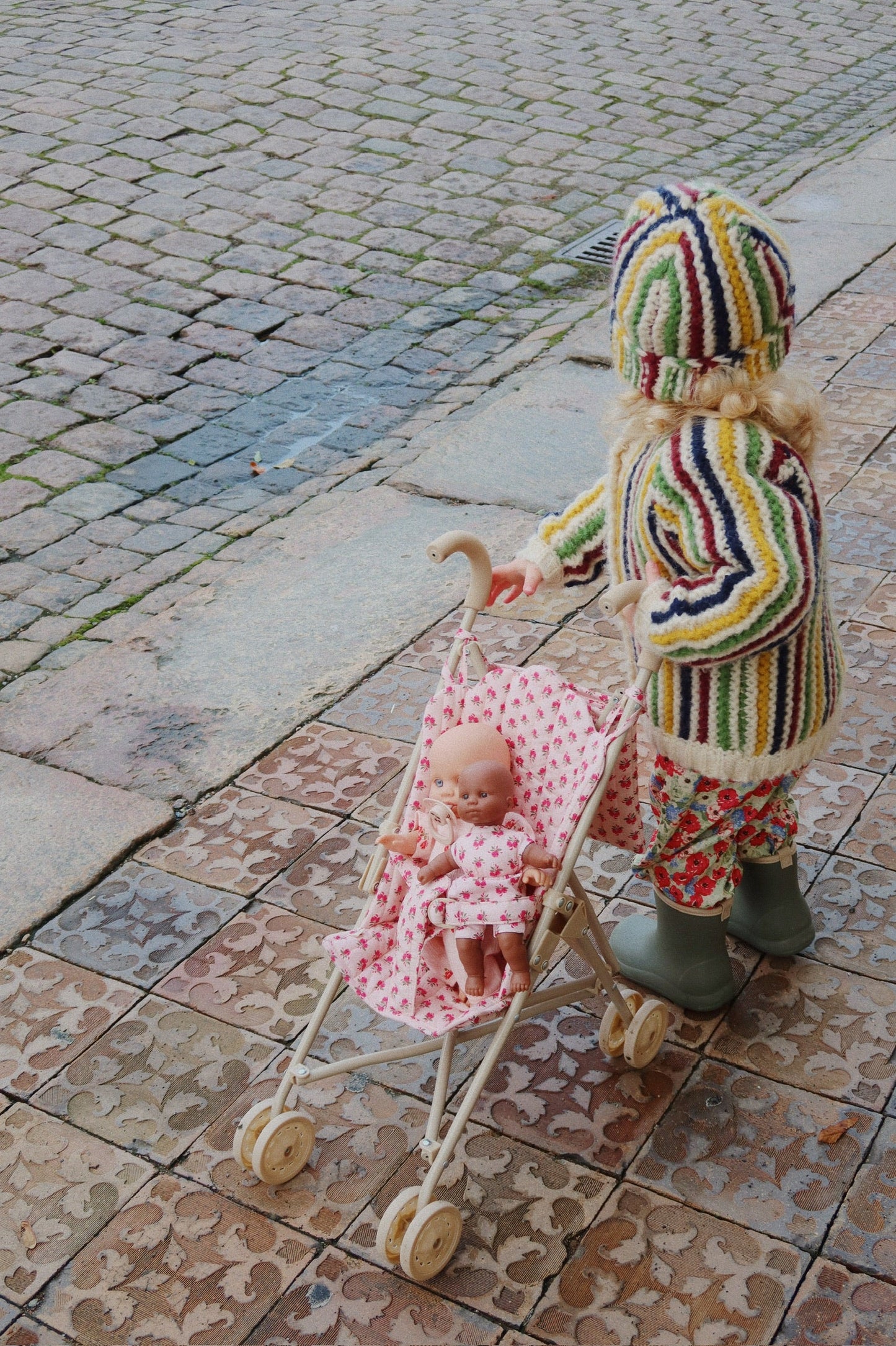 Doll Stroller- Rosie Rose