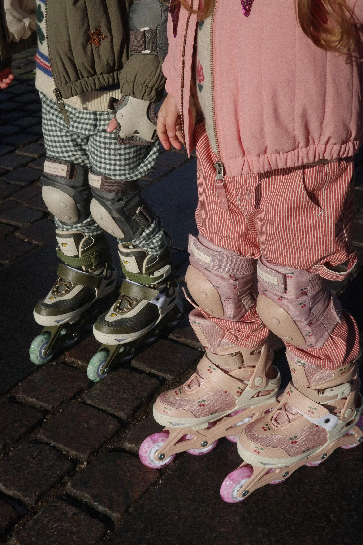 Konges Slojd Light Up Roller Skates- Cherry Blush 