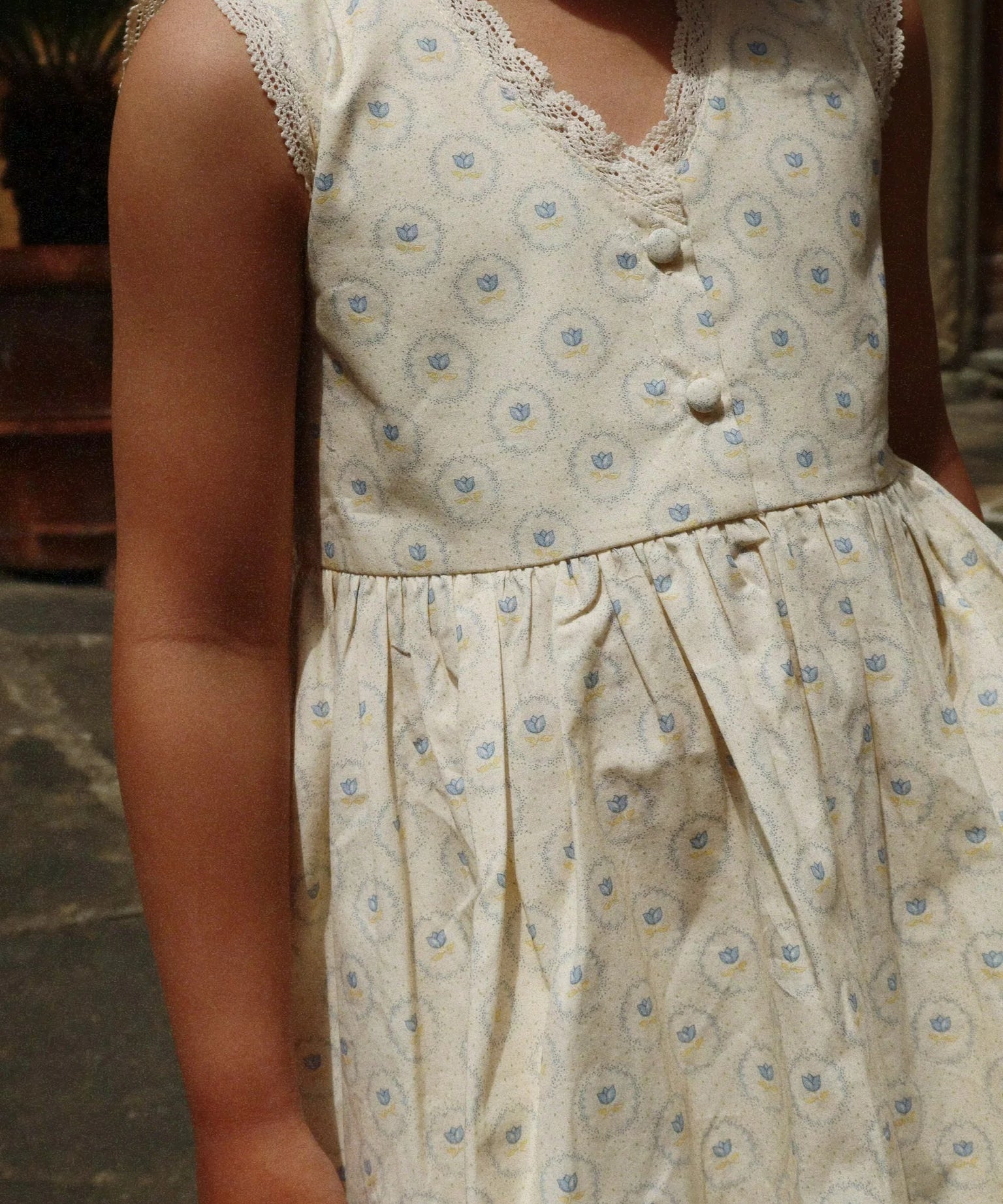 Coeur Lace Dress- Ciel Mirage