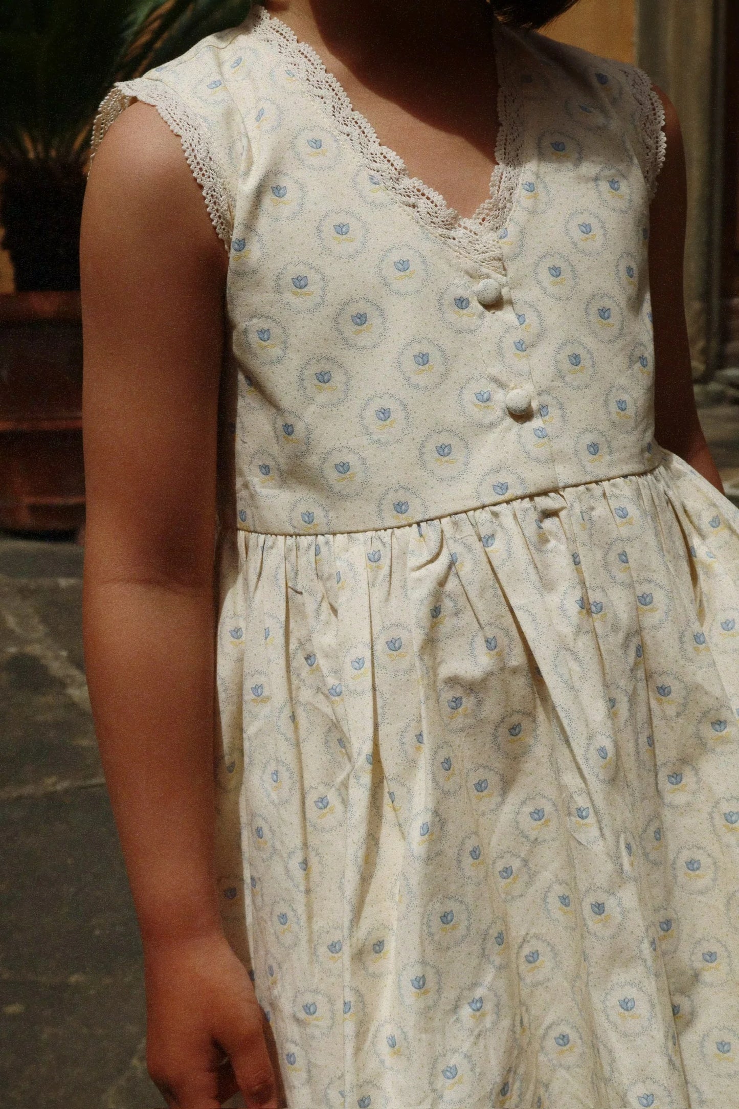 Coeur Lace Dress- Ciel Mirage