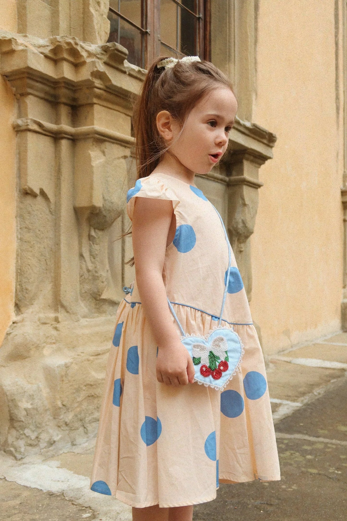 Beaded Heart Mini Purse