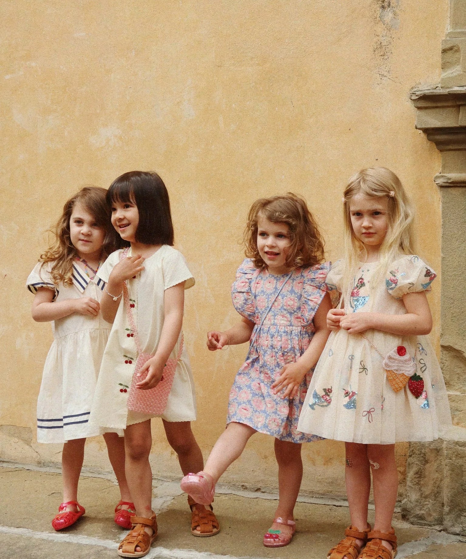 Konges Slojd Kim Frill Dress- Snack Time