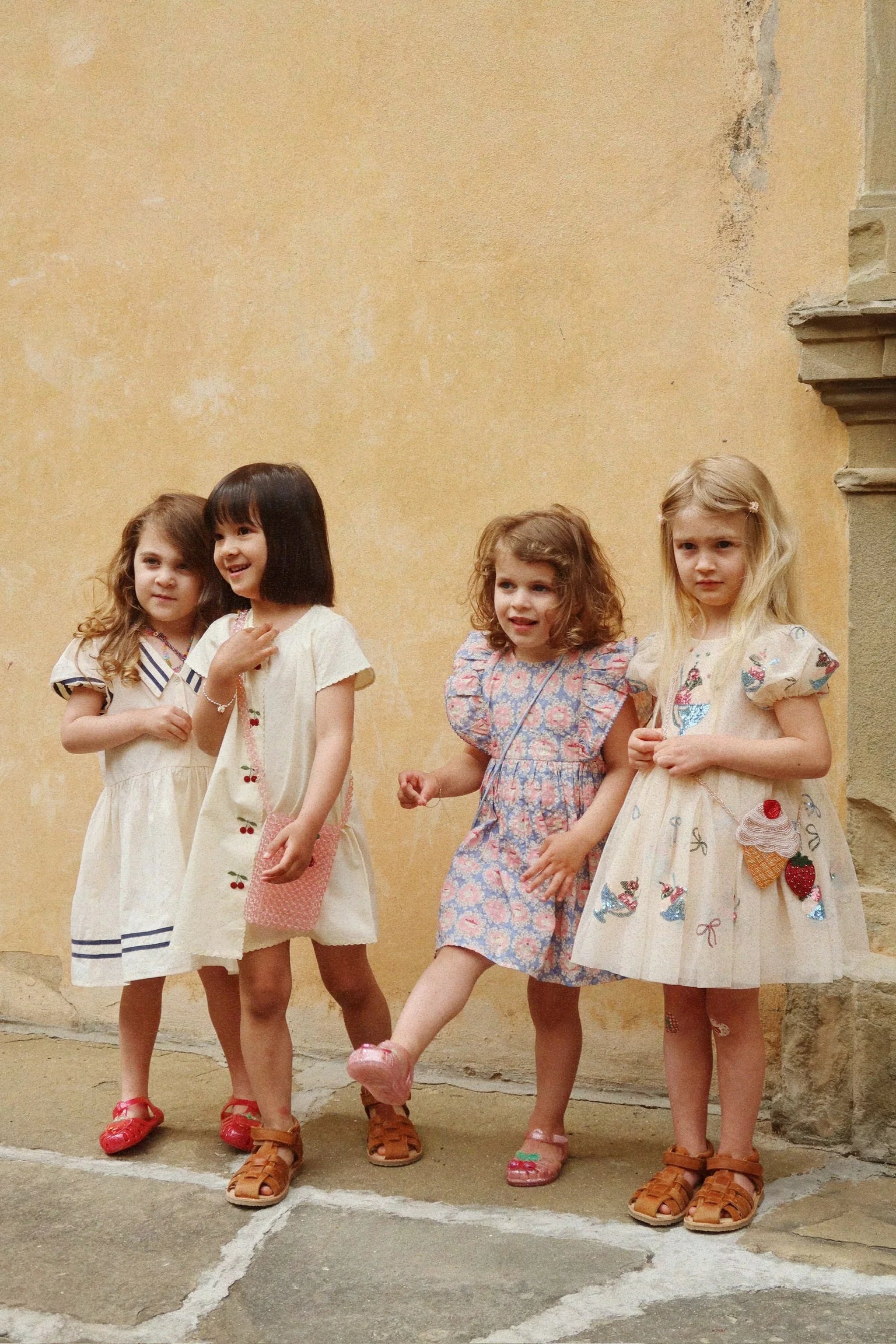 Konges Slojd Kim Frill Dress- Snack Time