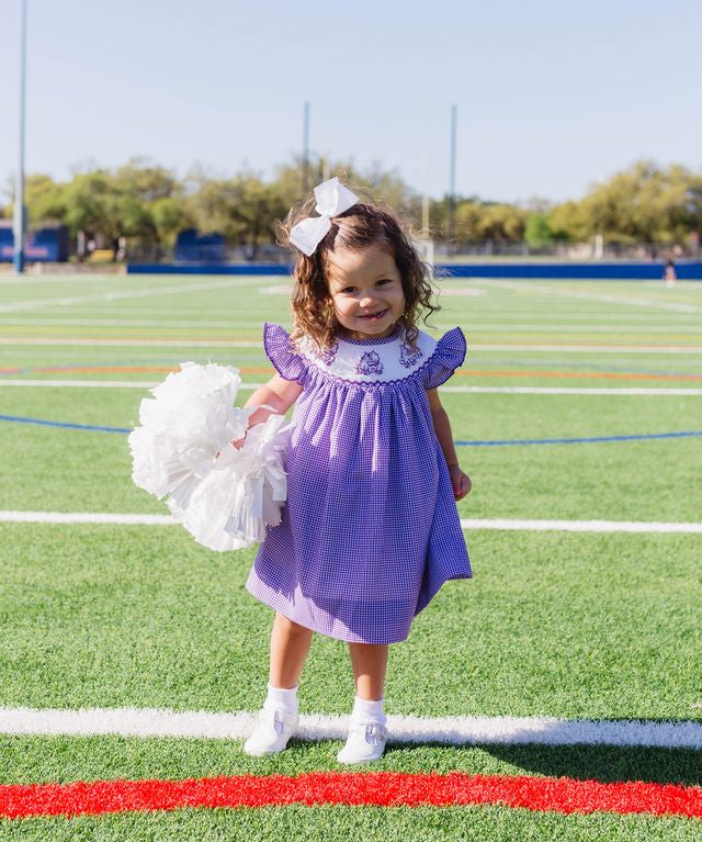 Smocked Horned Frog Kate Dress