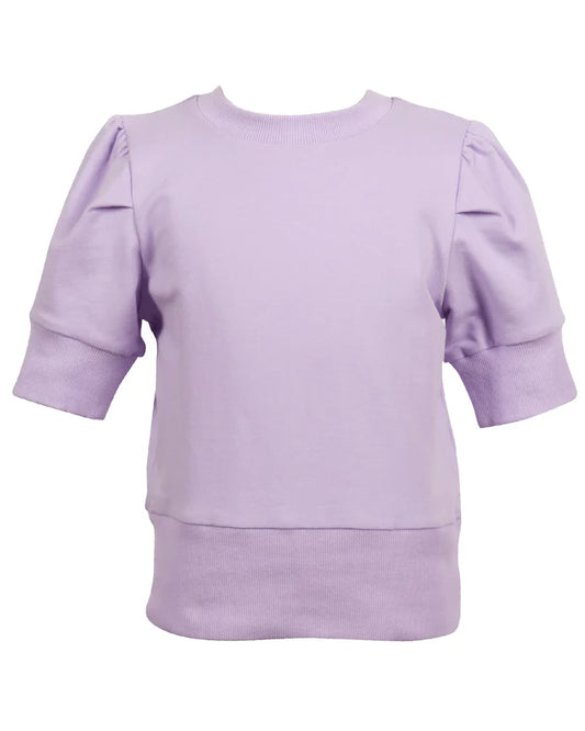 Madison Puff Sleeve Top- Lavender