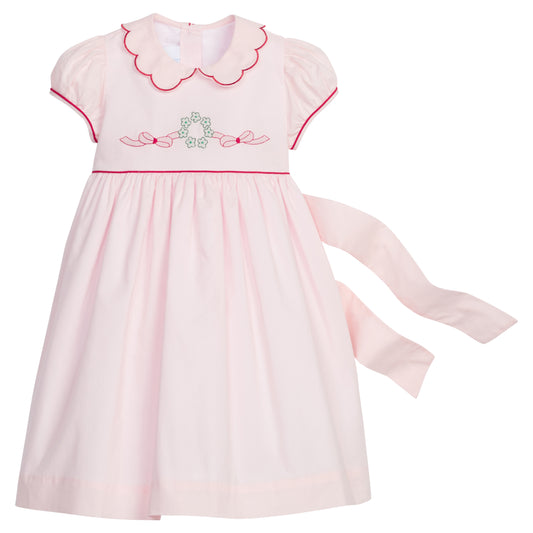 Little English Maisie Dress- Wreath