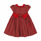 Marguerite Red Tartan Smocked Dress
