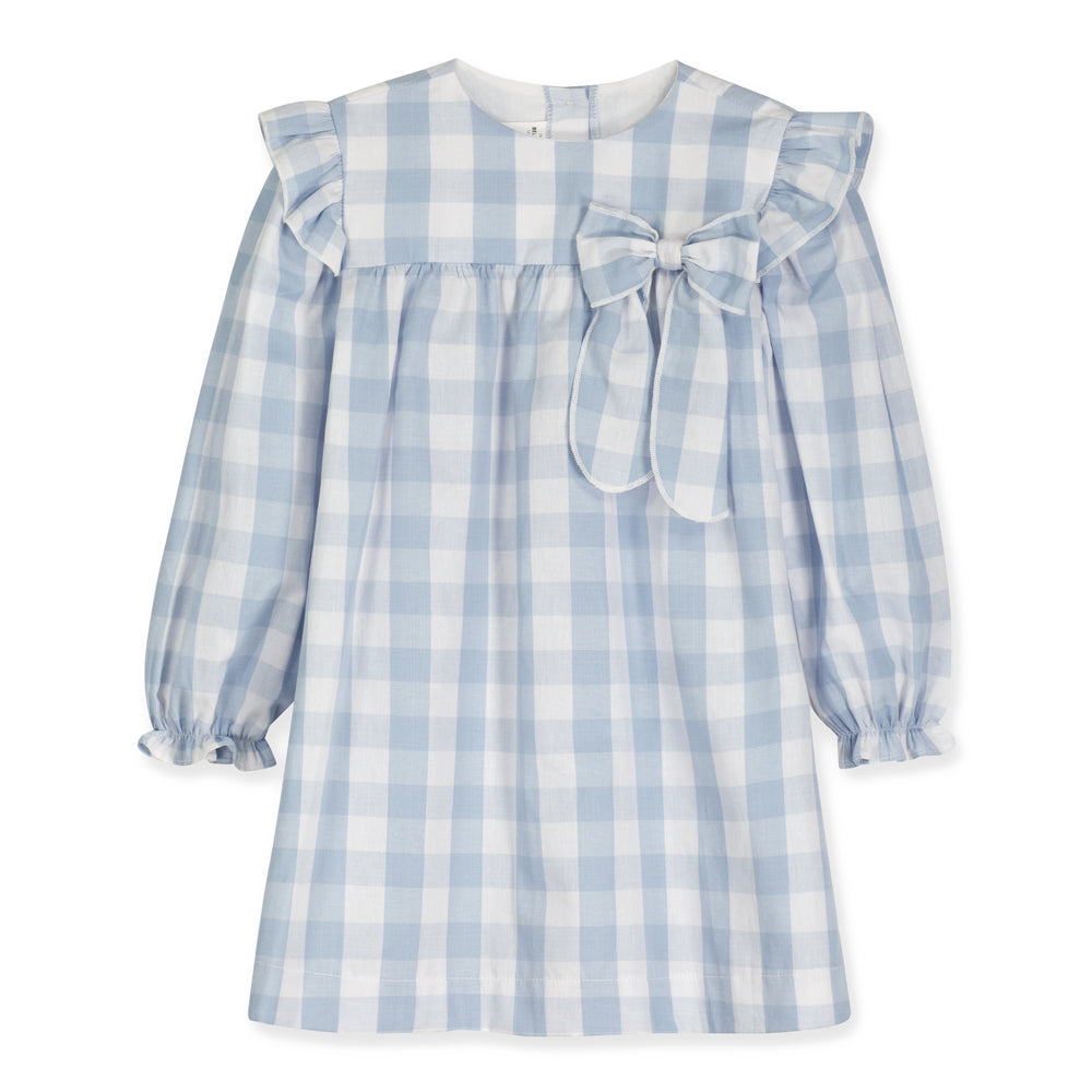 Bella Bliss Marilyn Dress- Blue Check