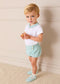 Lucas Check Button Detail Bloomers in Green