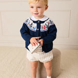 Brompton Stripe Pocket Detail Bloomers in Beige
