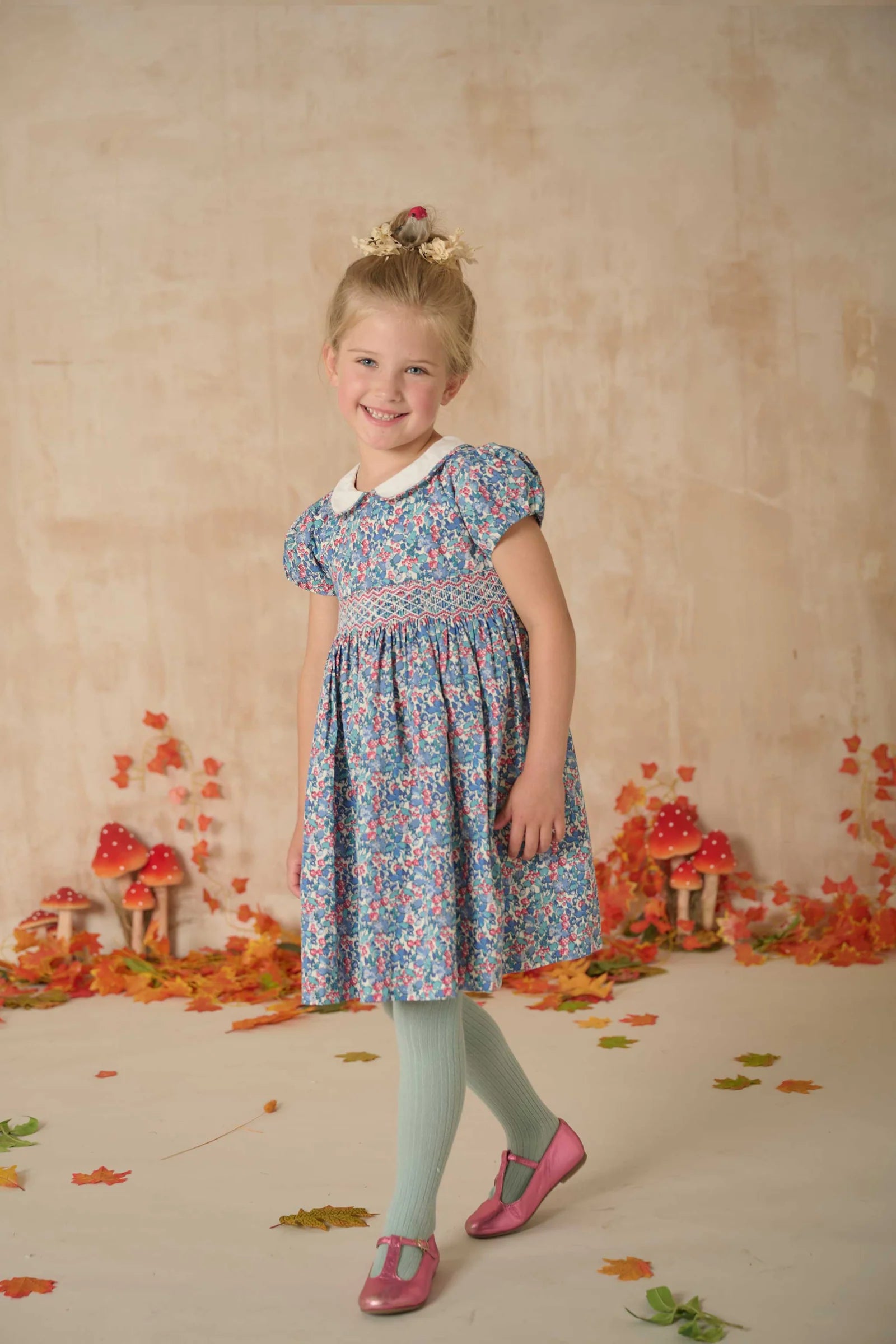 Question Everything Martha Hand Smocked Dress