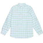 La Coqueta Green Check Mateo Long Sleeve Boy Shirt
