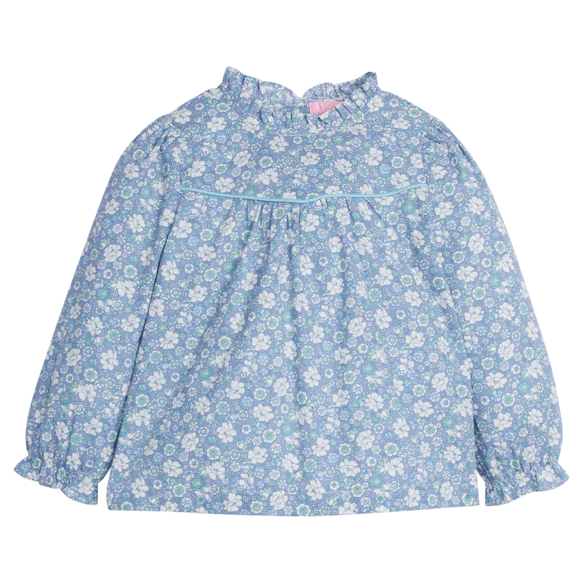 Bisby McCall Top- Bedford Gardens Blue