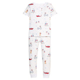 Little English Short Sleeve Printed Jammies - Coastal Summer